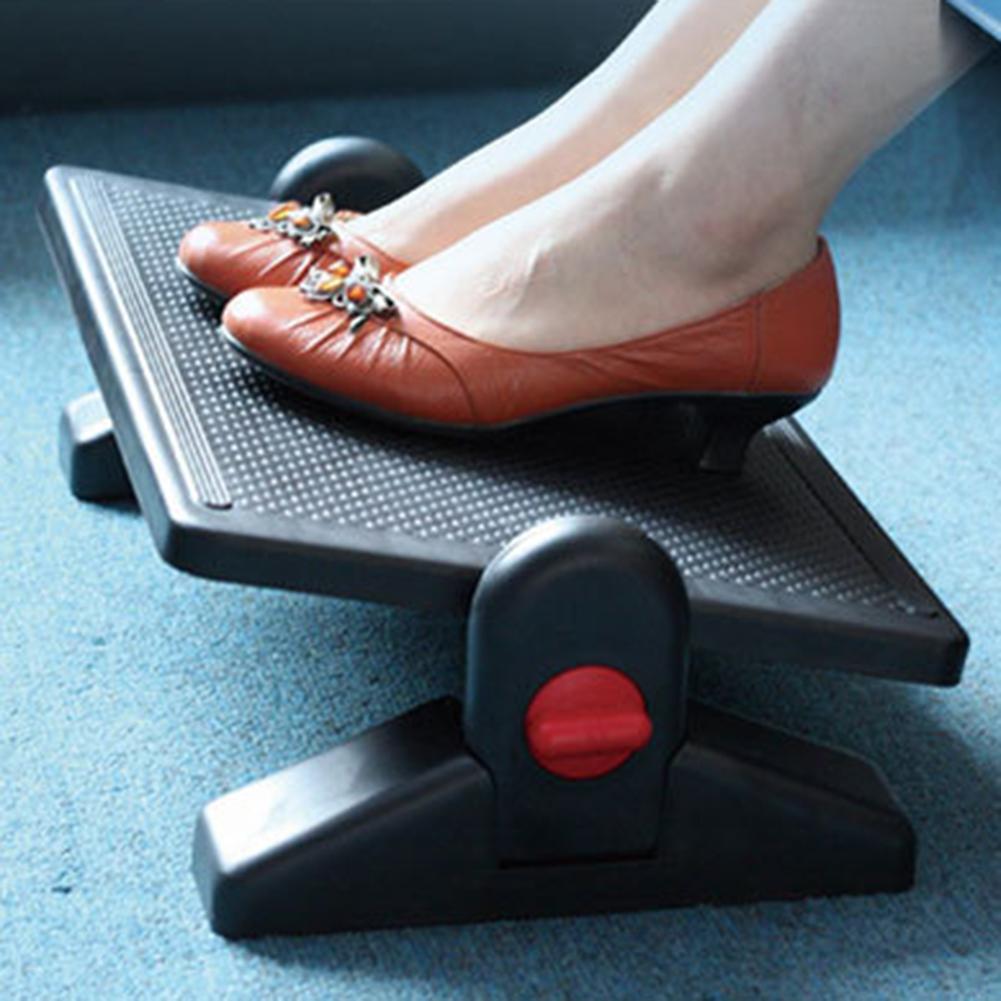 Under Desk Foot Rest Adjustable Foot Rest with Massage Surface Comfy Footstool for Office Home Relieve Foot Fatigue