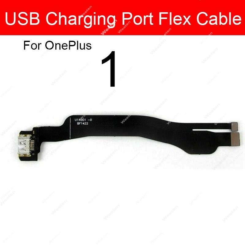 Kabel USB Chargring Flex dla Oneplus 1 + 1 2X3 3T 5 5T 6 6T 7 78 8T pro złącze portu USB ładowarka wymiana kabla Flex naprawa: Złoto