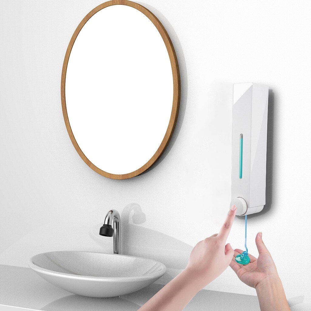 Wall Mount manual Washing Lotion Soap Shampoo Hand Sanitizer Dispenser 42ML One-Cup non-drip soap dispenser