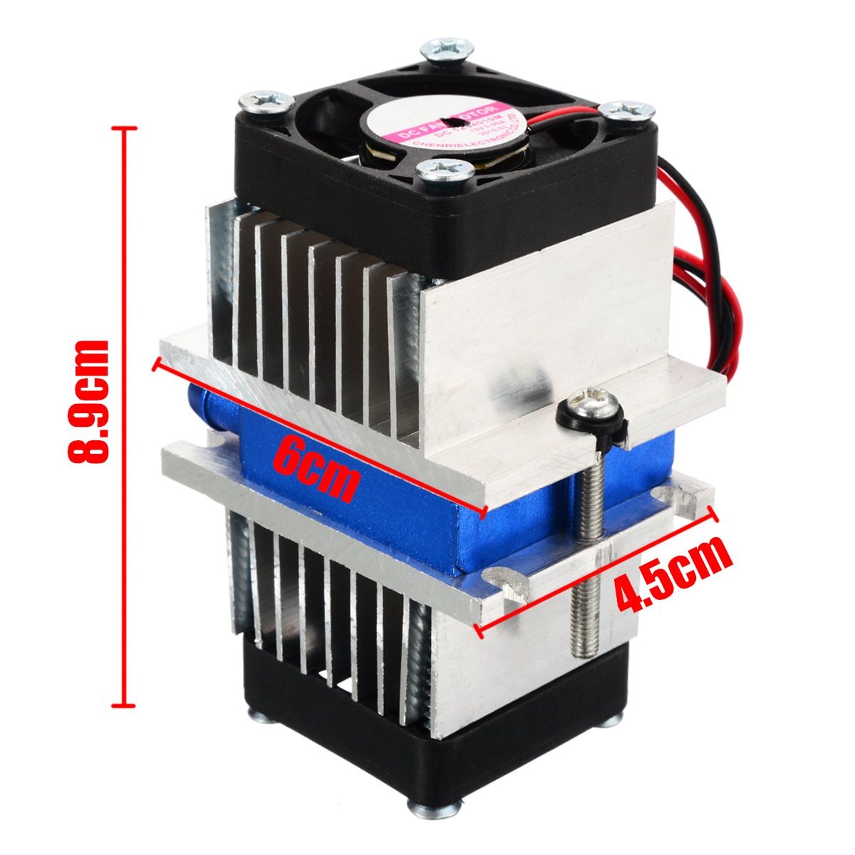 1 Set Mini Air Conditioner DIY Kit Thermoelectric Peltier Cooler Refrigeration Cooling System + Fan For Home Tool