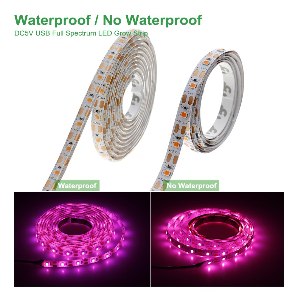 Bande de lumière Led, étanche, spectre complet, 28... – Grandado