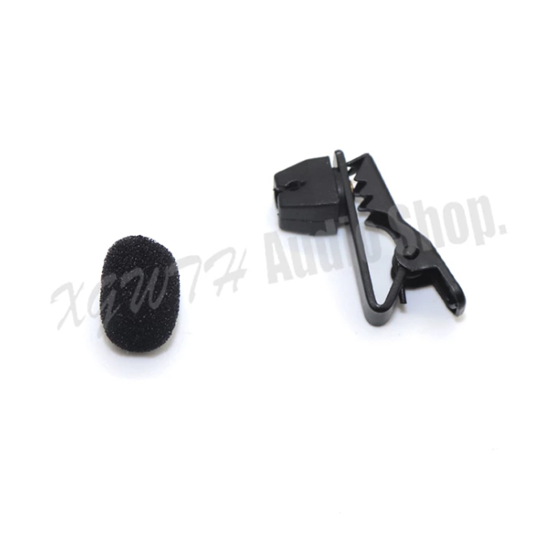 Black Tie Clip Lapel Microphone Condenser Lavalier... Grandado
