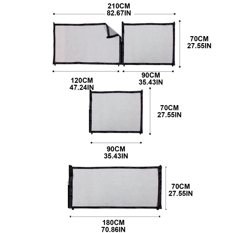 Folding Baby Barrier Safety Fence Pet Isolation Net Portable Baby Gate Safe Enclosure Guard Children Kids Safe Guard