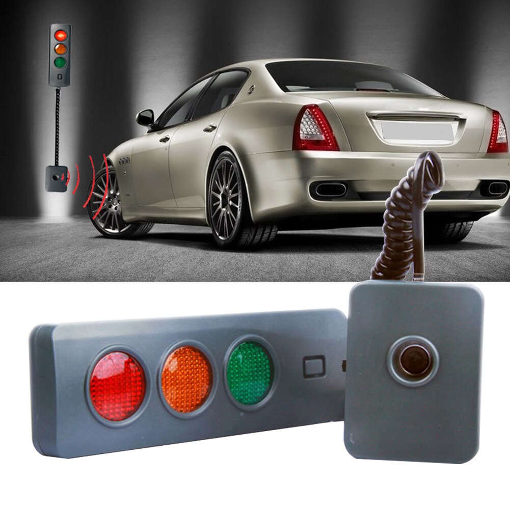 3 farben Auto Parkplatz Sensor System Sicher Licht Signalton Warnungen Position führen LED Stopp Indikatoren Startseite Langlebig Für Garage Rechteck