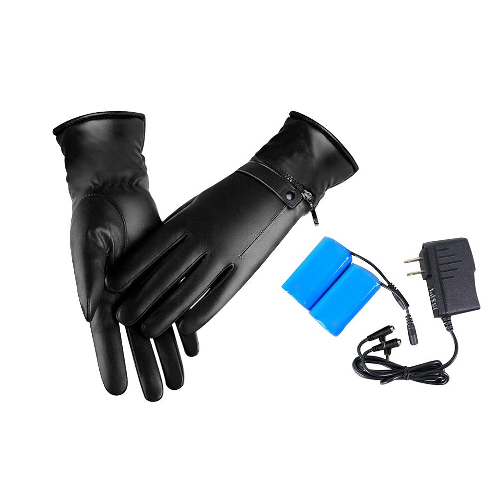 Touch Screen Verwarmde Handschoenen Usb Opladen Outdoor Verwarmde Handschoenen Met Onafhankelijke Verwarming Chip Voor Fietsen Klimmen: Female standard 27cm