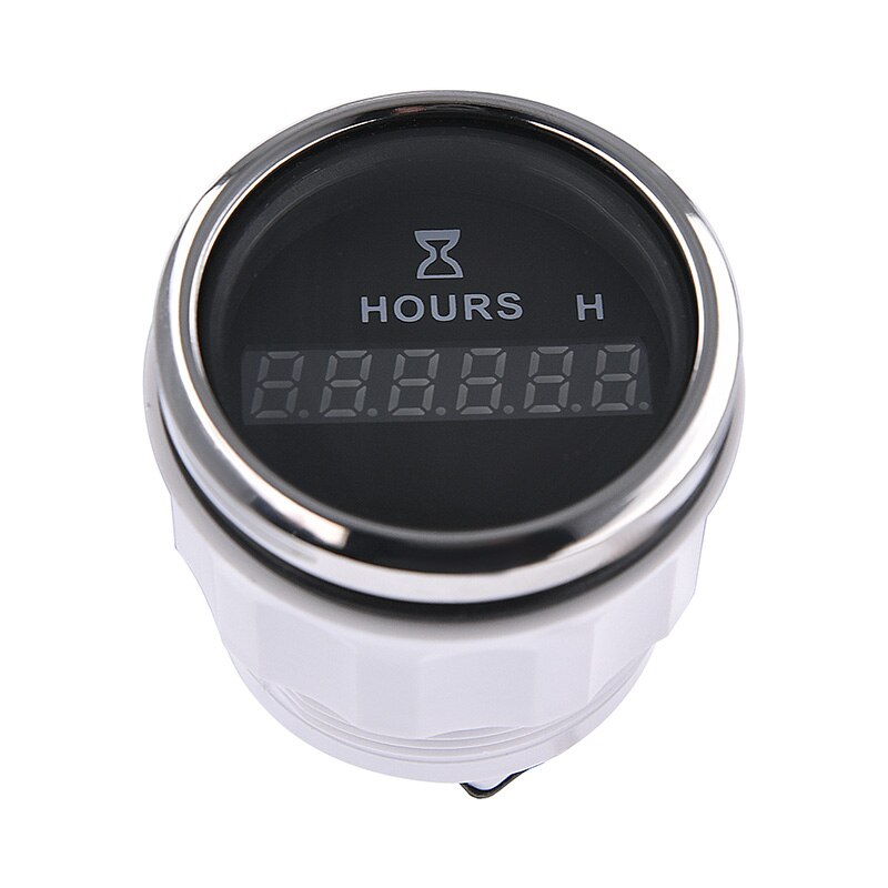 Waterproof Digital Engine Tach Hour Meter Tachometer Gauge RPM LCD Display For Motorcycle Motor Car Boat Hourmeter