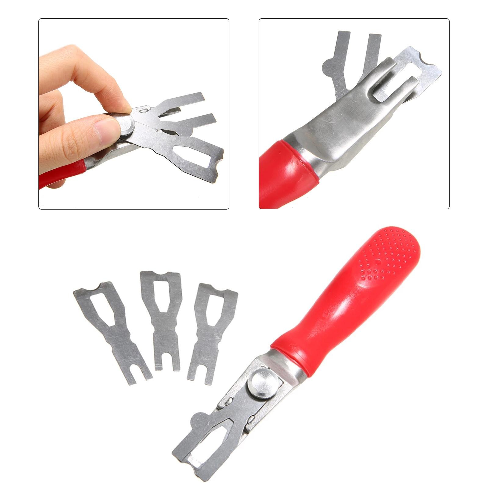 3 Blade Vinyl Flooring Welding Cutting Kit Floor Crafts Carpet Trimming Skiving Cutting Tools