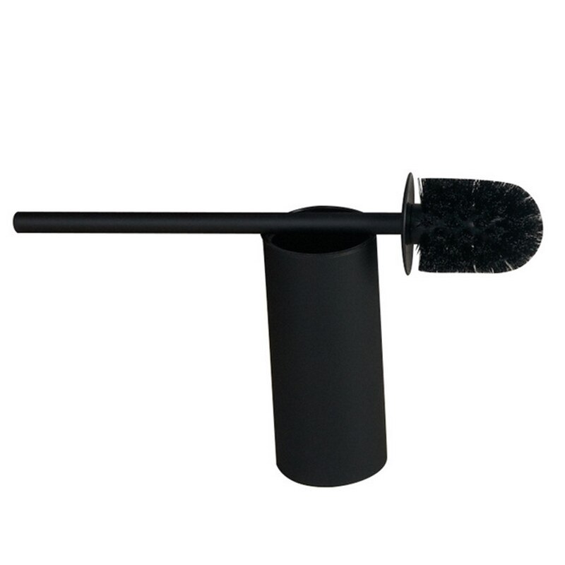 mat zwart vloerstaande 304 roestvrijstalen wc borstel houder wc borstel set chrome toiletborstelhouder