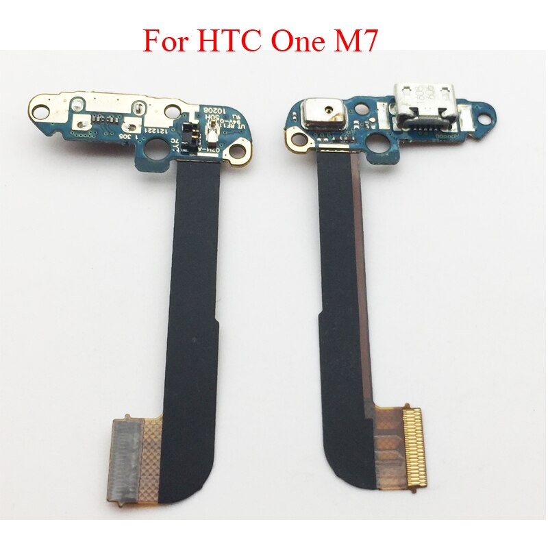 Nueva placa de conexión Micro para HTC uno M7 M8 E8 M9 M9 más M9 + enchufe del cargador USB cinta pieza de reparación de Cable Flex