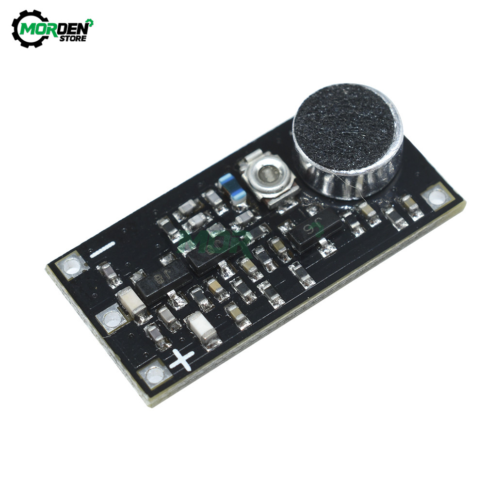 800M 85-115Mhz Fm-zender Draadloze Microfoon Surveillance Frequentie Board Module Voor Arduino Verstelbare Condensator Dc 100M