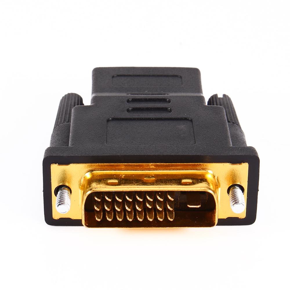 DVI 24+1 Male to HDMI Female PC Cable Adapter Converter For Digital HDTV LCD
