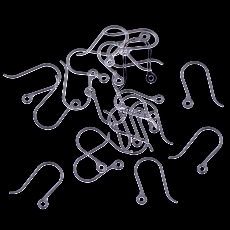 Plastic Oorhaak Tone Oor Draad Haak Sieraden Bevindingen Diy Earing 500 Pcs