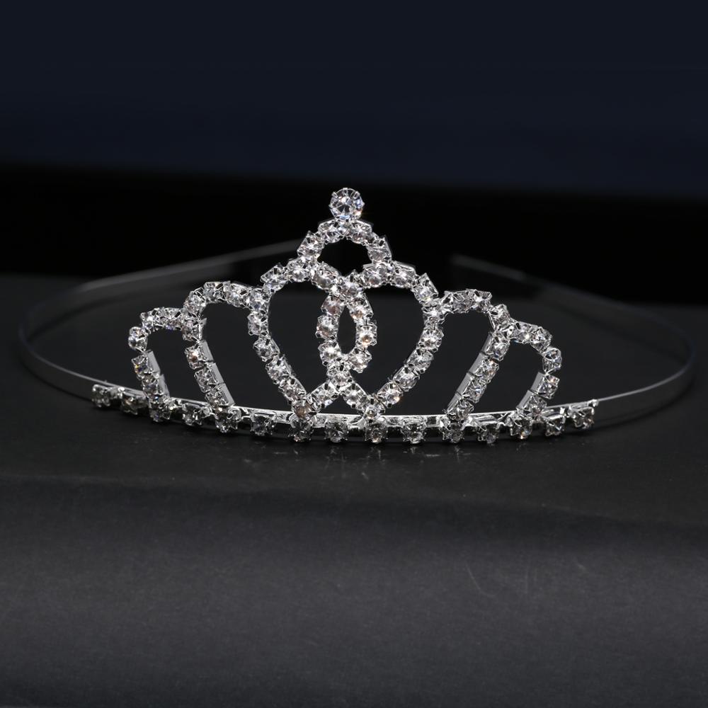 Charmante mariée couronne bandeau diadèmes de mariée argent cristal coiffure fête cérémonie broche couronne cheveux accessoires avec peigne HG05