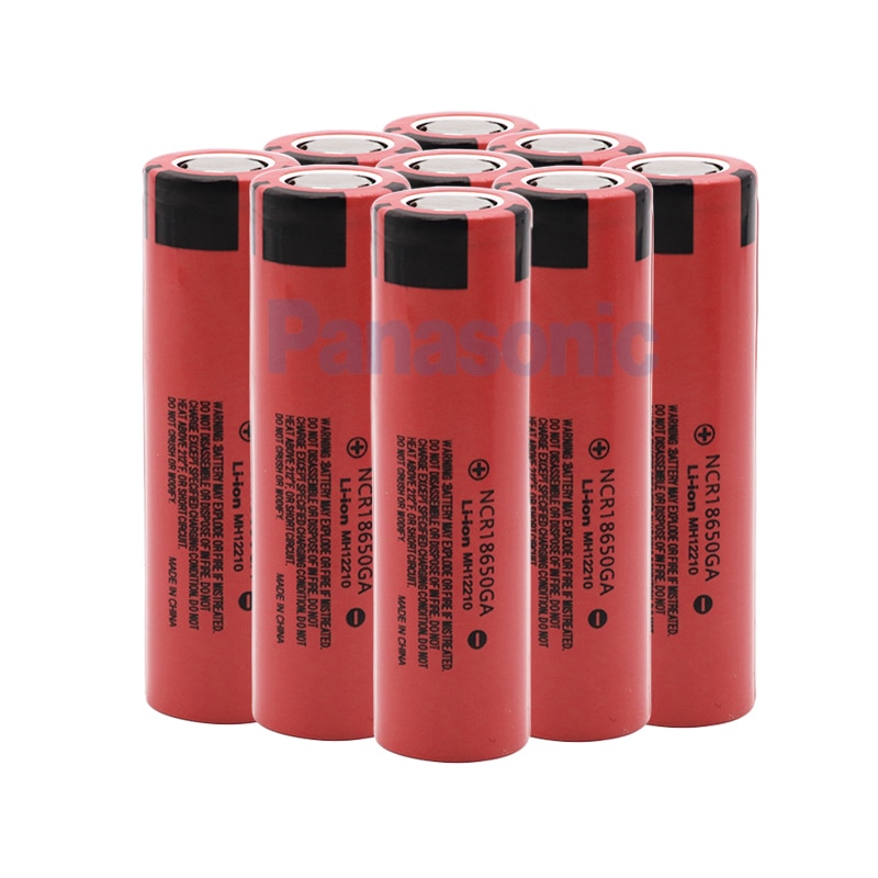original NCR 18650GA 30A discharge 3.7V 3500mAh 18650 rechargeable battery for toy flashlight flat-top lithium battery