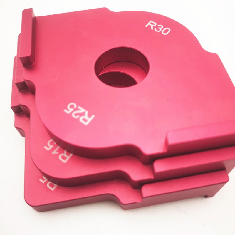 Woodworking Trimming Radius Jig Router Templates Aluminium Alloy Radius Corners R5 R10 R15 R20 R25 R30