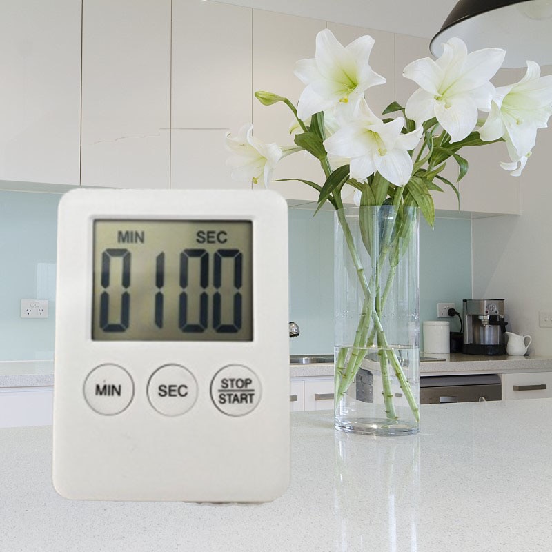 Magnet Digital Kitchen Cooking Timers Square Digital Timer Count Up Countdown Alarm Droshipping LCD Screen Kitchen Timer