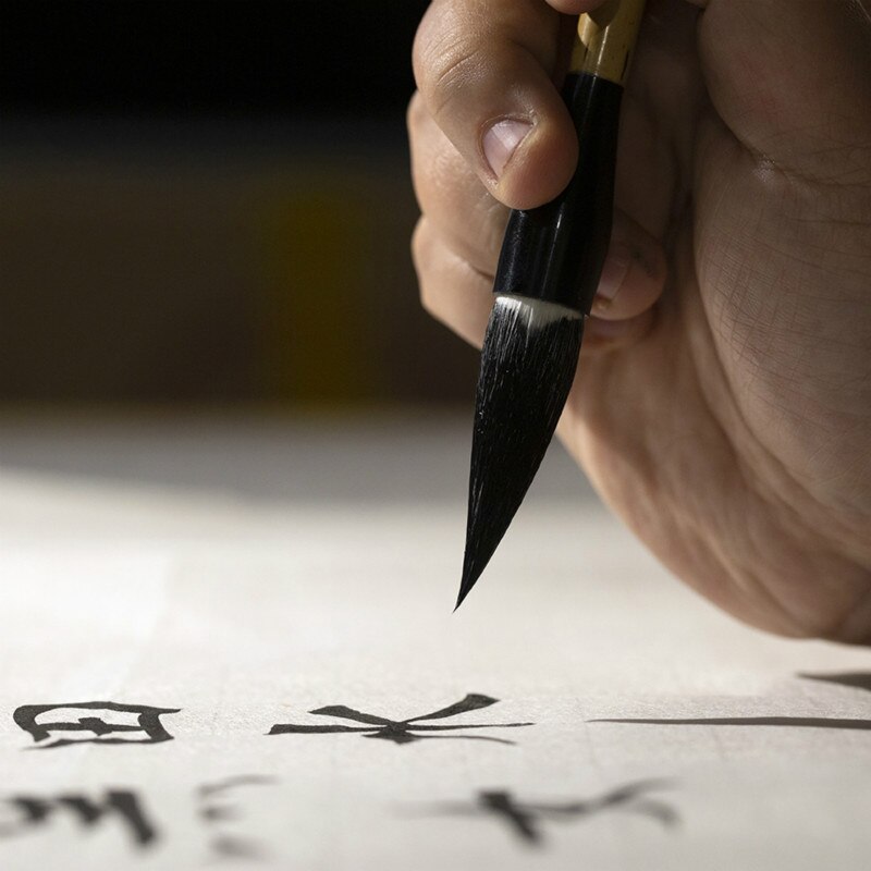 Meerdere Haar Chinese Schilderen Schrijven Borstel Voor Beginner Reguliere Script Praktijk Kalligrafie Handschrift Praktijk Craft Supply