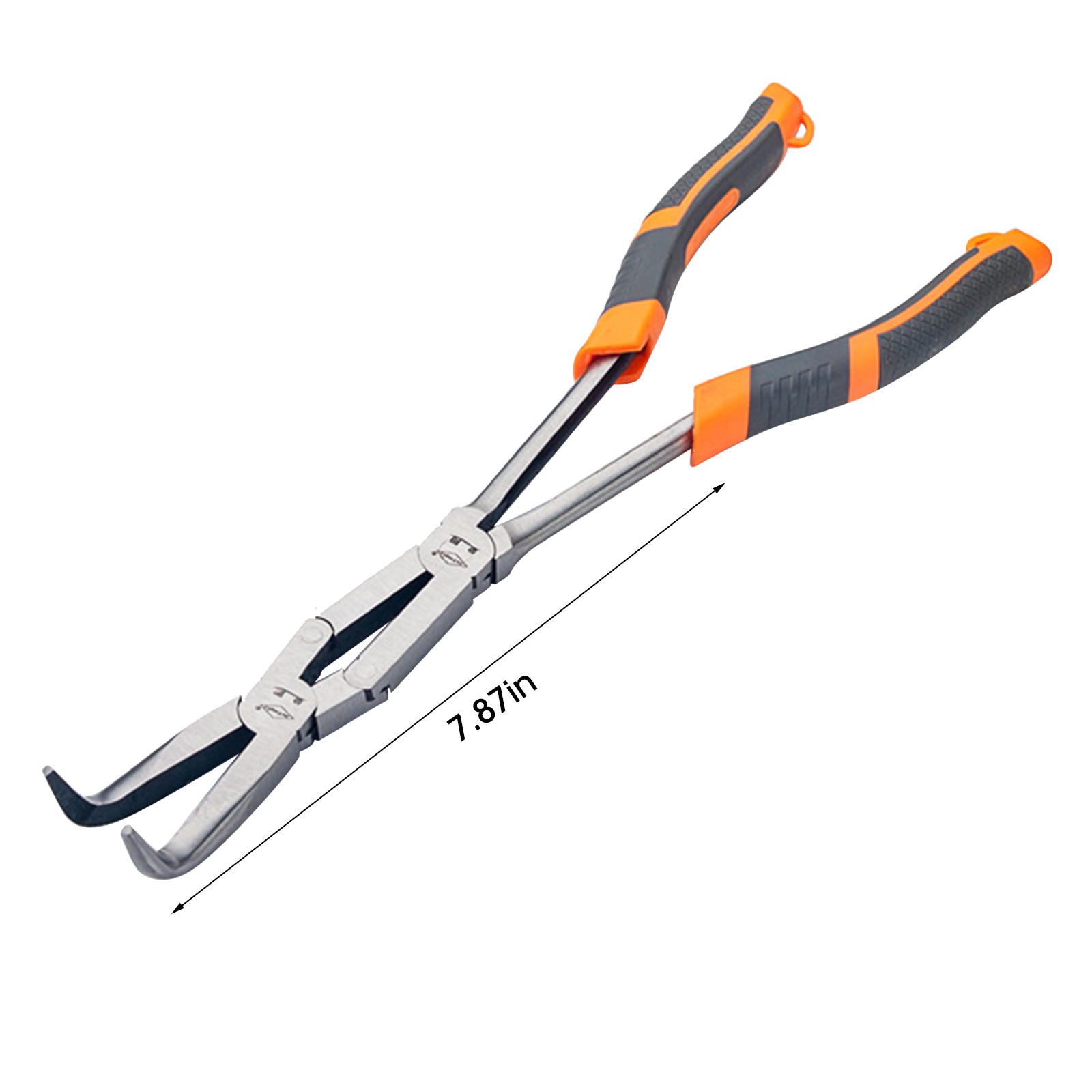 Lange Zange Gerade 45 90 Grad O-bilden Biegen Nadel Nase Zangen 13 &quot;Stecker Abzieher Multi-funktionale mechanik Hause Hand Werkzeug: 90Grad länger