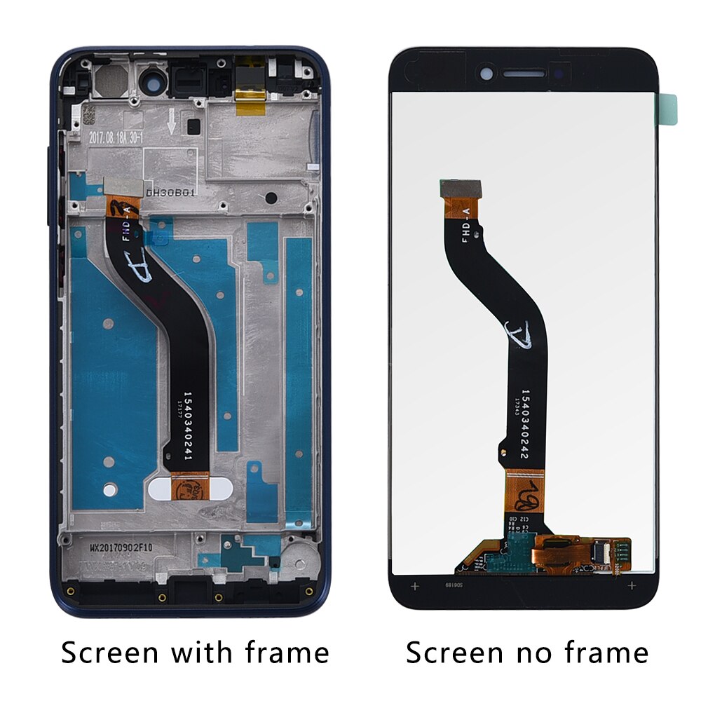 Huawei Honor 8 Lite LCD écran tactile numériseur assemblée pour Huawei Honor 8 Lite LCD avec cadre PRA TL10 LX1 LX3 écran