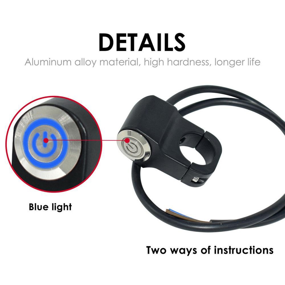 Motorcycle Handlebar Rocker Switches Aluminum Allo... – Grandado