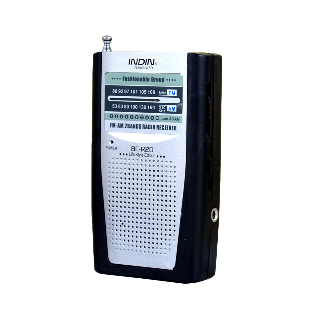 AM FM radio pocket size portable BC-R20 radio low power for the elderly