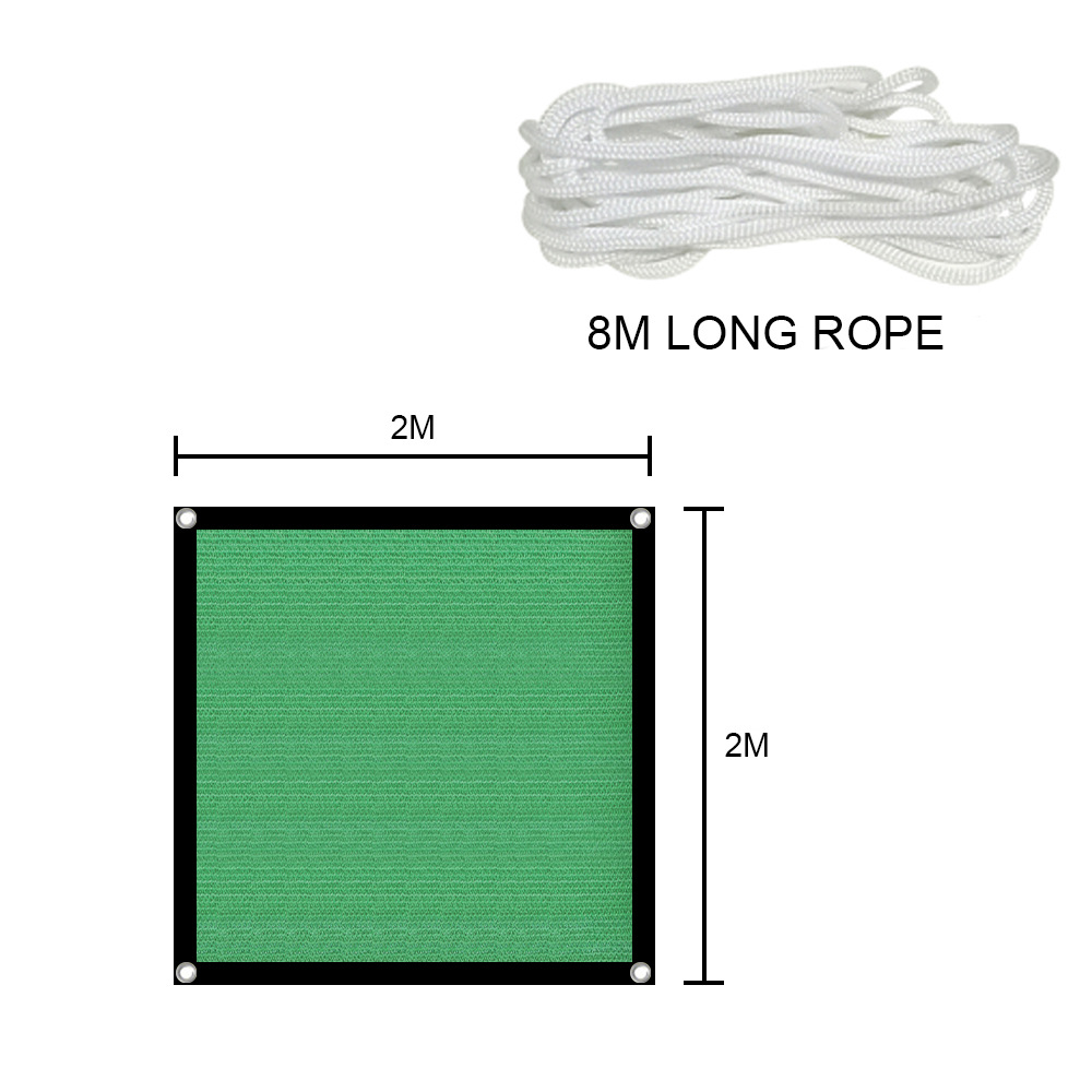 Red de sombreado verde Anti uv, toldo para piscina, jardín, patio, balcón, tela de sombra