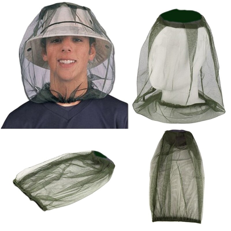 Emmer Hoed Voor Vissen Outdoor Voor Anti-Mosquito Mesh Hoofd Gezicht Cover Netto Protector Insect Hoeden Reizen Paraplu Camping cap