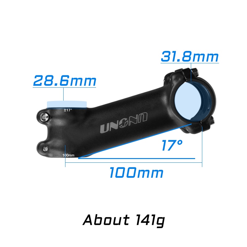 Ultralet cykel frempind 7 17 grader mtb landevejscykel frempind 31.8mm 60/70/80/90/100/110/120/130mm mountain mtb cykel power dele: Violet/紫罗兰