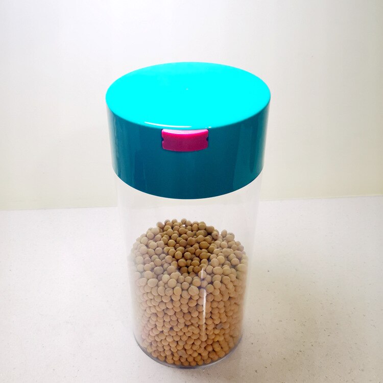 Verzegelde plastic blikken, vacuüm koffiebonen blikken, thee blikken, bewaarblikken, transparante verzegelde fruitpoederdoos