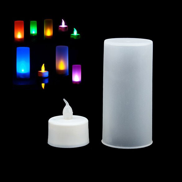 LED Electronic Color Change Flicker Candle Light: Default Title