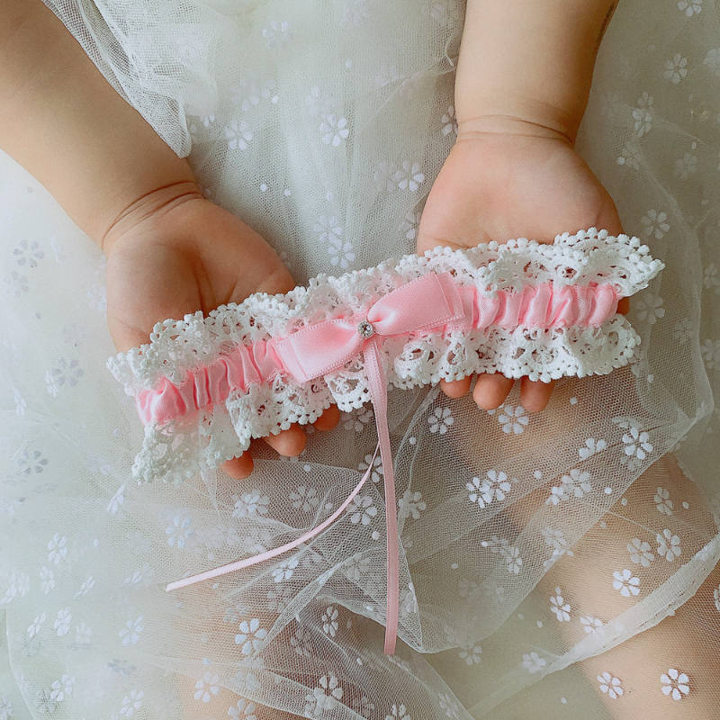 Kleurrijke bruiloft kousenband bruids douche bruid aandenken kant bloemen strass boog sexy vrouwen been kousenband dij ring dij kousenband