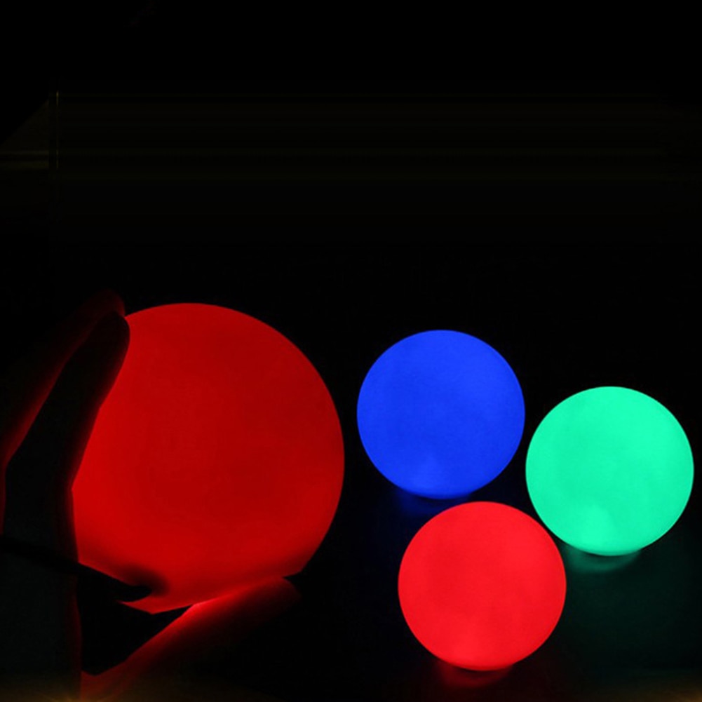 Bola luminiscente de lanzamiento, luz multicolor, malabares, bolas lanzadas, accesorios de baile