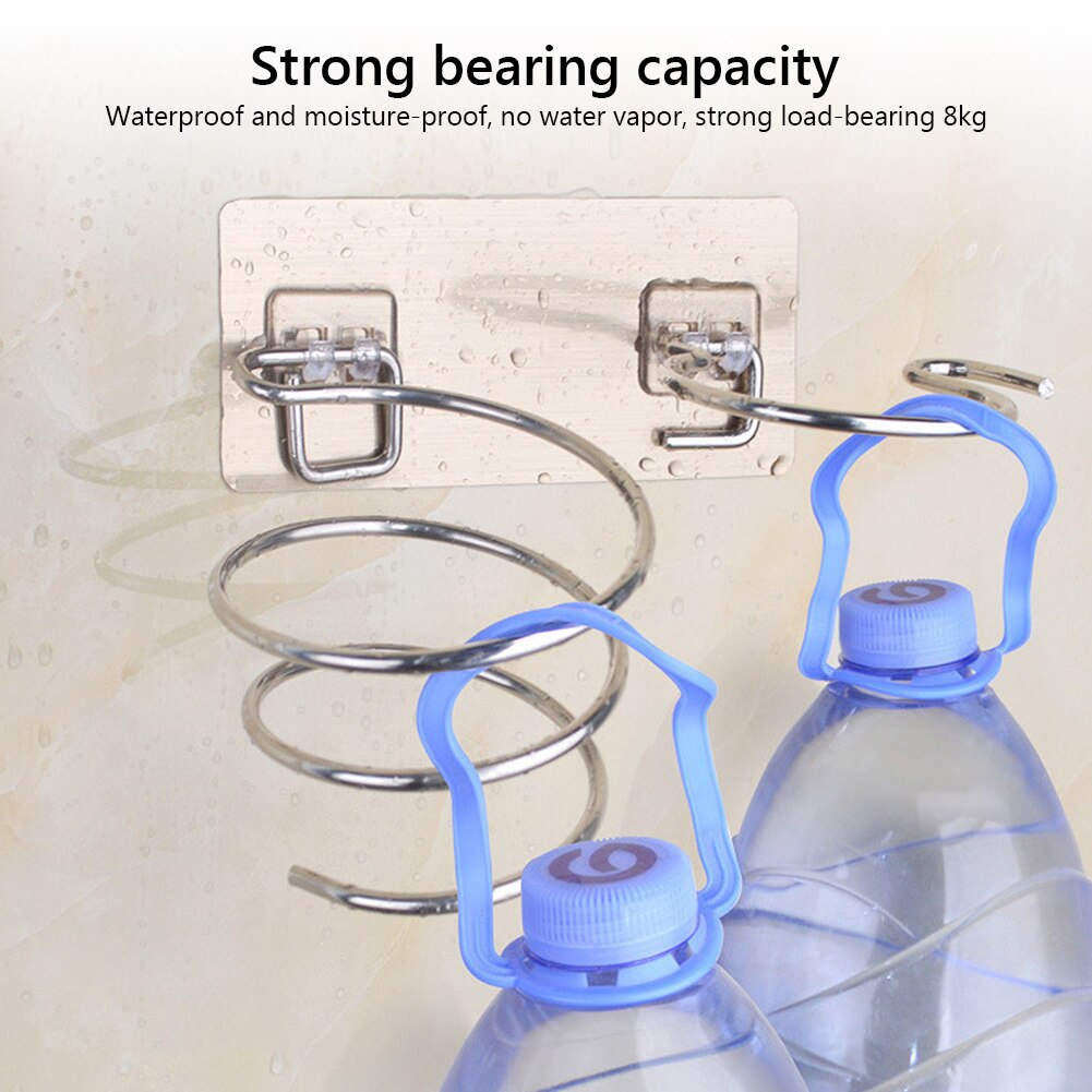 Nowy uchwyt robić suszarki robić włosów stojak fryzjer stylizacja z salonu przechowywanie prostownice Organizer suszarka robić włosów stojak ze stali nierdzewnej uchwyt