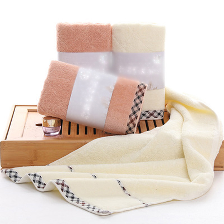 Soft Spa Bad Hand Katoenen Handdoek Thuis Strand Voor Kinderen Volwassenen Seaside Gezicht Twill Jacquard Streep Dikke Handdoek Set Niet vervagen handtuch