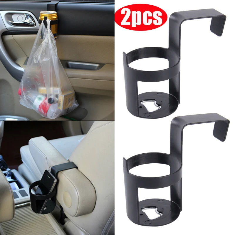 Portavasos para coche y camión, soporte para teléfono móvil para puerta de coche y camión, portavasos, posavasos para bebidas, Protector de almacenamiento, soporte para botella, gancho