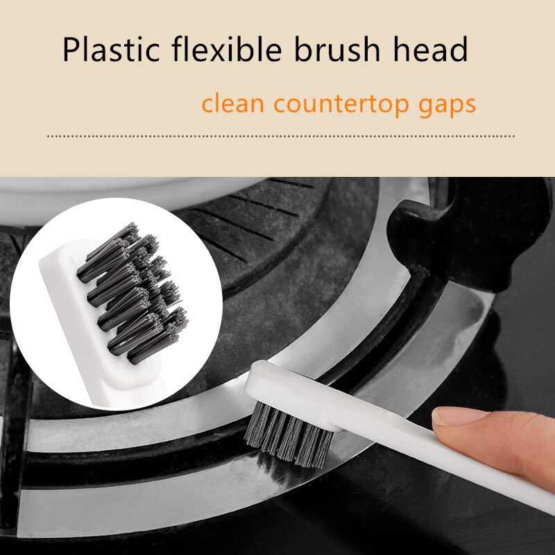 Estufa de limpieza desengrasante multifunción 3 en 1, cepillo de hueco de alambre de cobre, estufa de Gas para eliminar la suciedad, cepillo, herramientas de limpieza de cocina