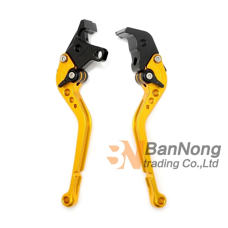 Aazon.co: ZS Black otorcycle Brake Clutch Levers Short CNC
