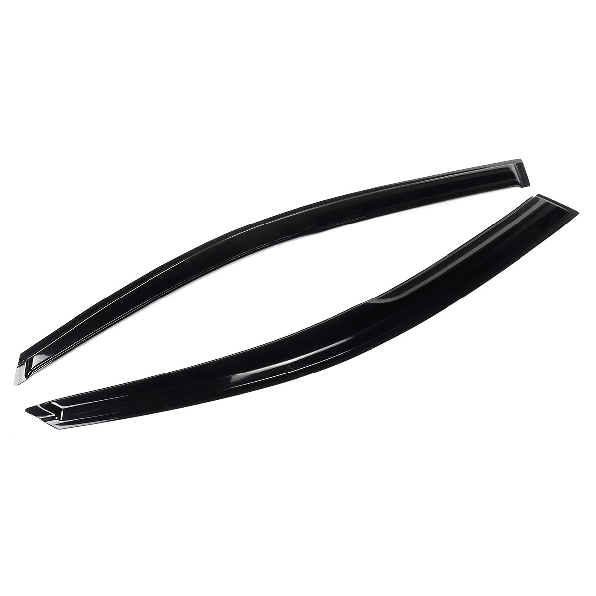 Black 4x Tinted Car Window Visor Guard Vent Awnings Shelters Cover Shell Rain Guard Door Visor For Honda For Civic 2001