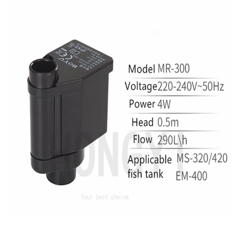 BOYU 1 piece FP-150 MR-300 MR-500 aquarium original submersible pump small ulter silent filter water pump special for fish tank