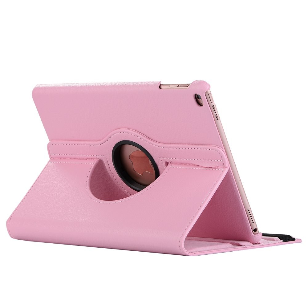 Voor ipad air 2 air 1 ipad 9.7 hoesje cover  a1822 a1823 a1893 a1954 5th 6th generatie hoesje 360 graden draaibaar funda: Roze