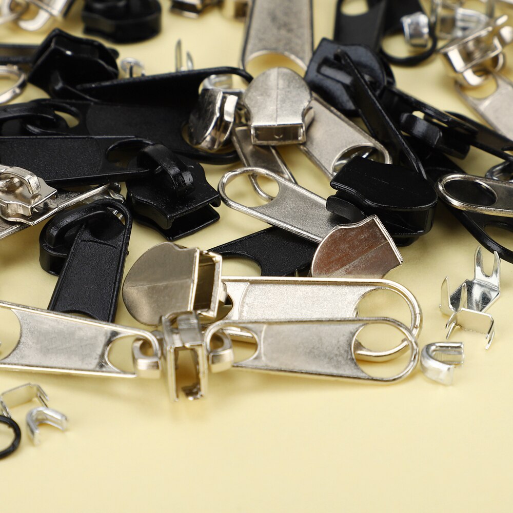 87Pcs Zipper Repair Kit Zipper Replacement Pull Slider Accessories Fix for Clothing Bags Outdoor Luggage Backpacks