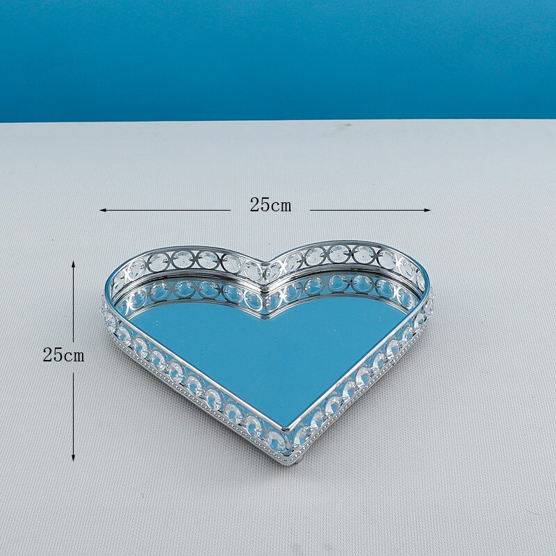 1pcs Silver color cake stand 2tier cupcake stand Fruits Desserts Dish Plates for Tea Birthday Party: NO7