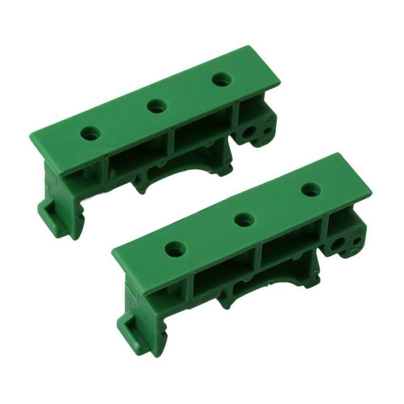 50Pcs DRG-01 PCB For DIN 35 Rail Mount Mounting Support Adapter Circuit Board Bracket Holder Carrier Clips Connectors