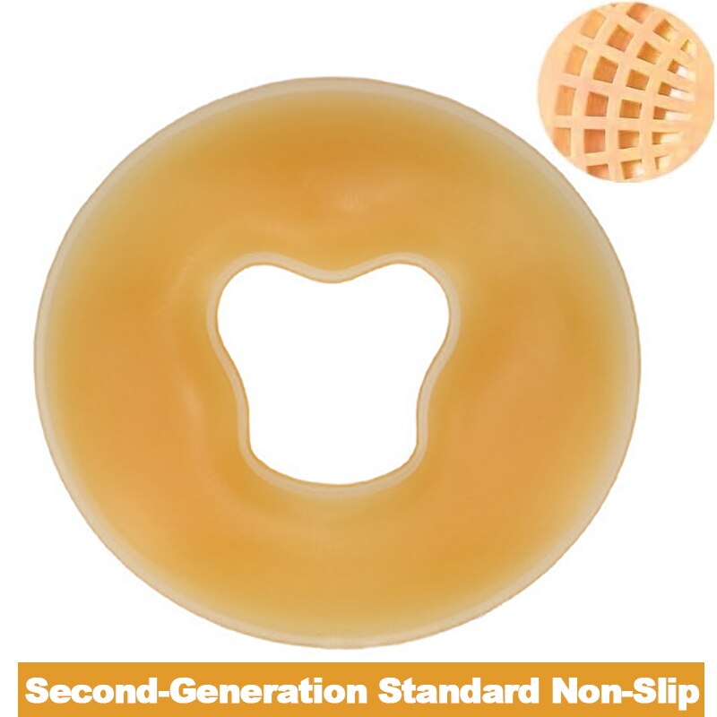 Non-Marking Non-Slip Face Pad Soft Spa Massage Silicone Face Relax Cradle Cushion Bolsters Pillow Pad Beauty Care Pillow: Non-Slip Yellow