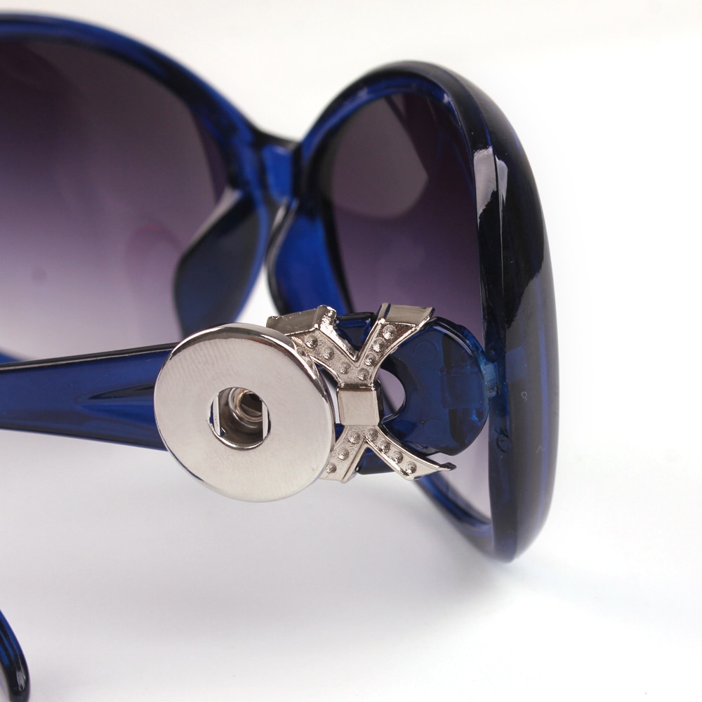 5 farver orologio uomo solbriller kvinder retro 18mm trykknapper briller solbriller beskyttelsesbriller en retning