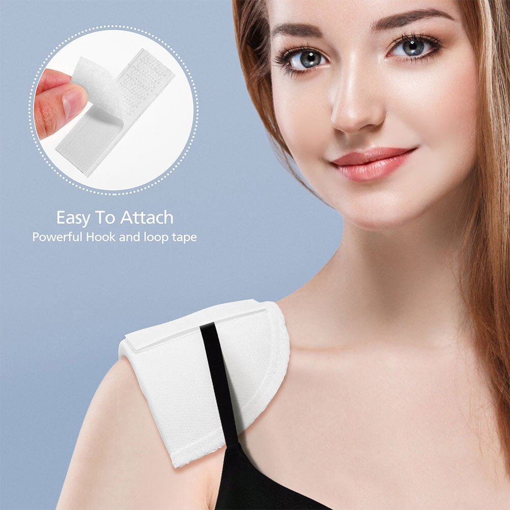 2 Pairs of Anti-Slip Shoulder Pads Portable Shoulder Pads Woman Clothes Shoulder Pads