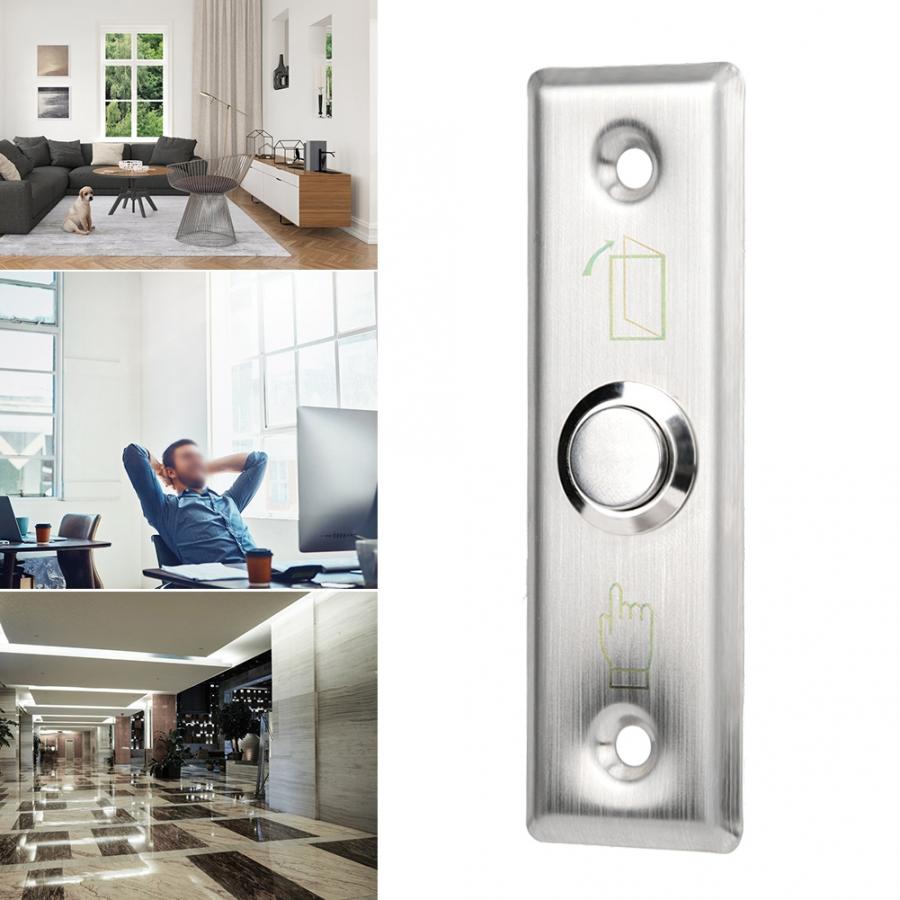 Access Control Kits 12V Door Access Control Switch Stainless Steel Exit Push Release Button