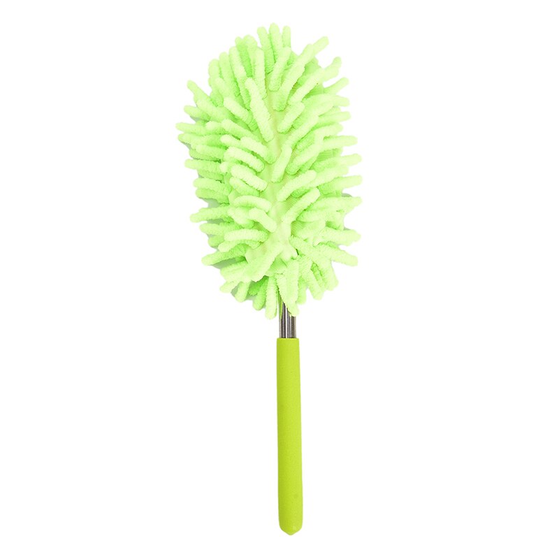 1pc Colorful Cleaning Tools Brush Dust Cleaner Books Cleaning Adjustable Stretch Extend Duster Household Dusting Brush: Green