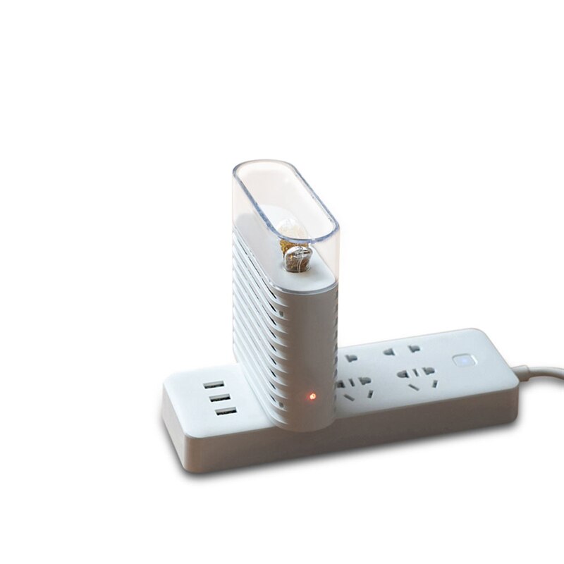 Portable 150ml Plant Air Dehumidifier Rechargeable Reuse Air Dryer Moisture Absorber White For Home Office Dehumidification