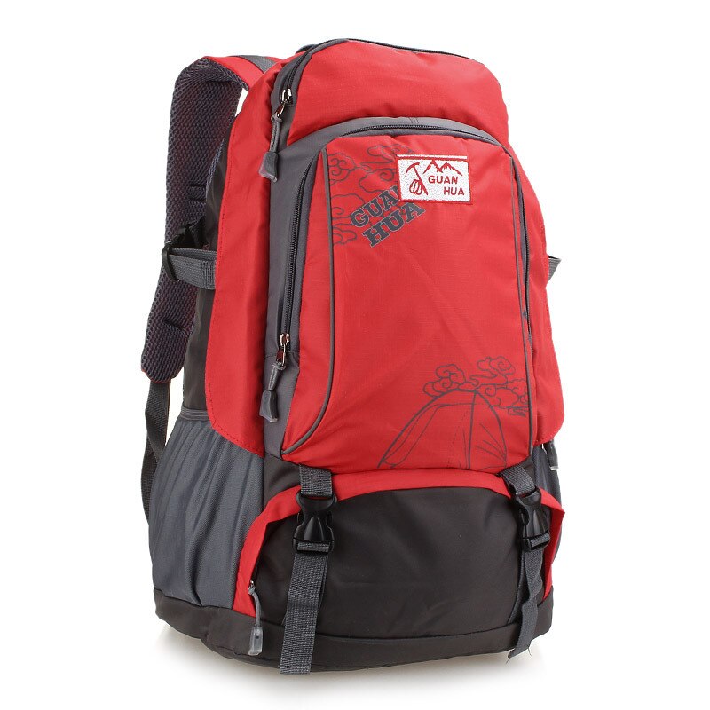 Mochila bolsa de viaje de primavera Unisex Multicolor rojo amarillo verde Negro Azul antirrobo impermeable multipropósito: Rojo